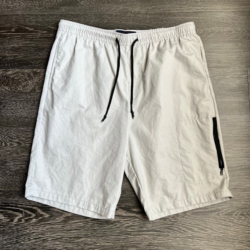 Nomad Mens Casual Shorts Cotton Size‎ L Beige Gorpcore Hiking Outdoor Casual